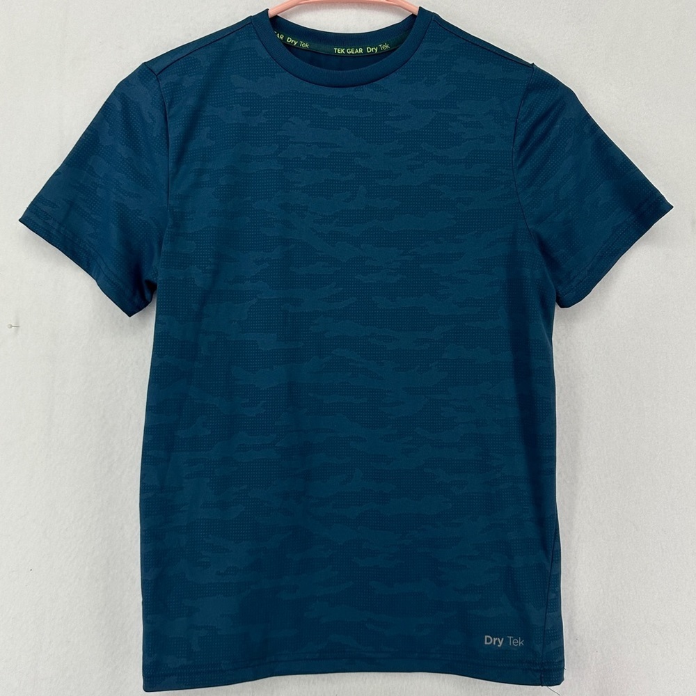 Tek Gear‎ Dry Tek Short Sleeve Shirt Youth Boys Size M Blue